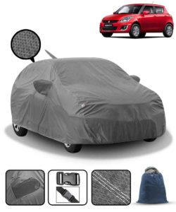 Fabtec Car Body Cover for Maruti Swift with Mirror Antenna Pocket