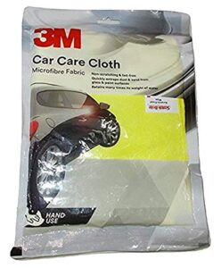 2. 3M Microfiber Cloth for Car and Bike (Yellow, 3M-M4)